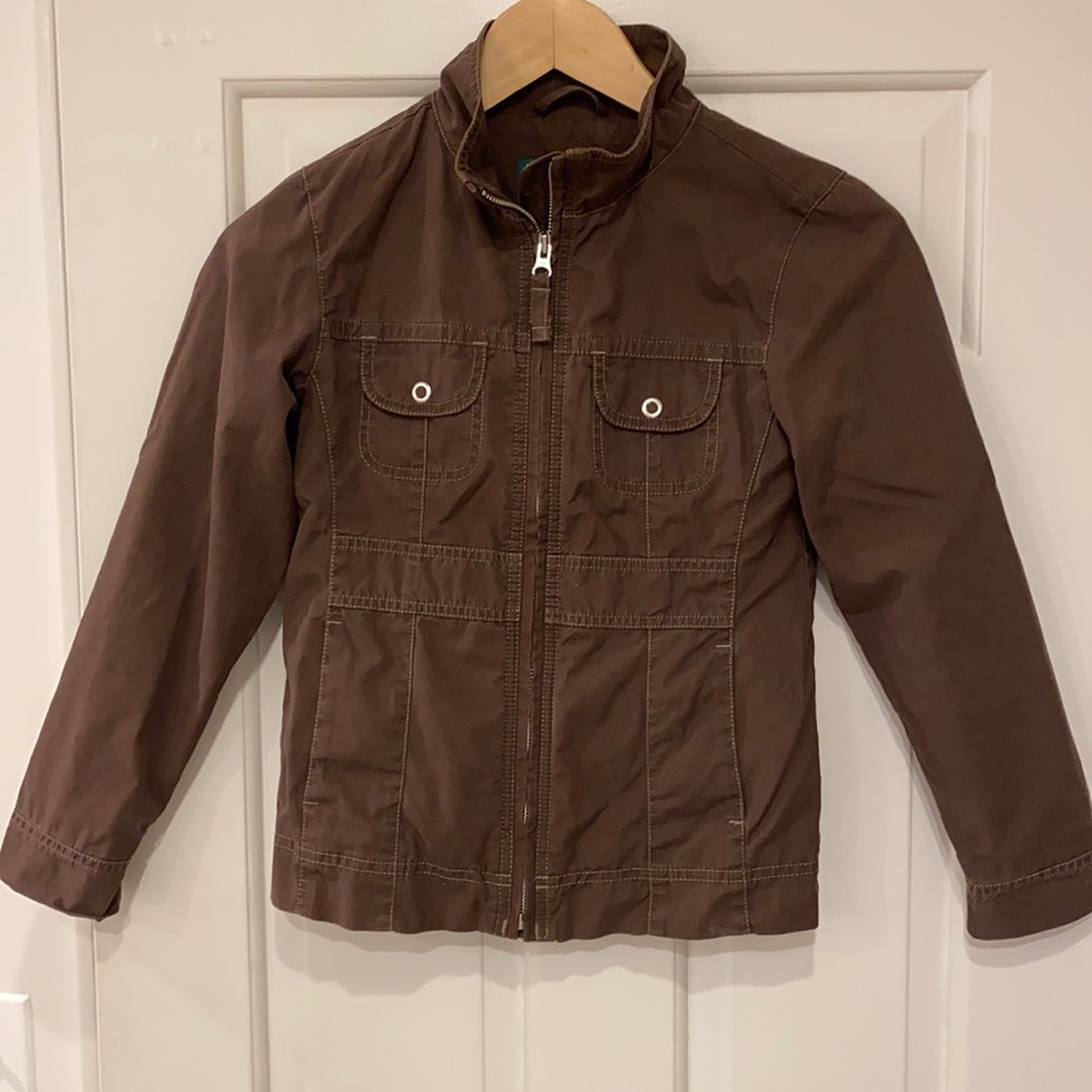 Ll Bean lined light fall jacket, size 8